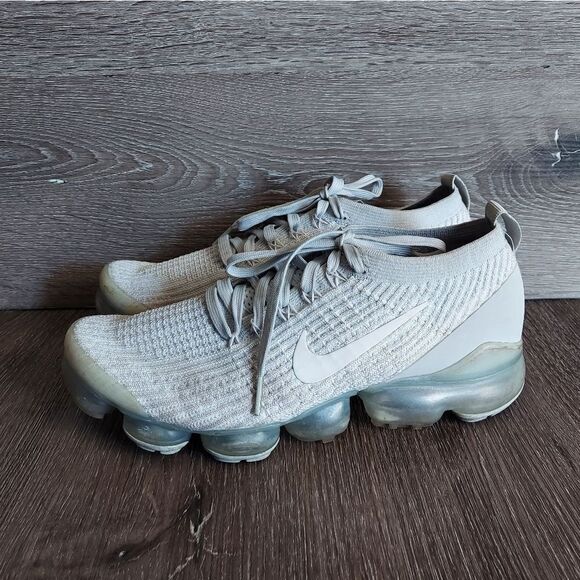 Nike Air VaporMax Flyknit 3 'Pure Platinum' - Mens 8.5 - Picture 4 of 10